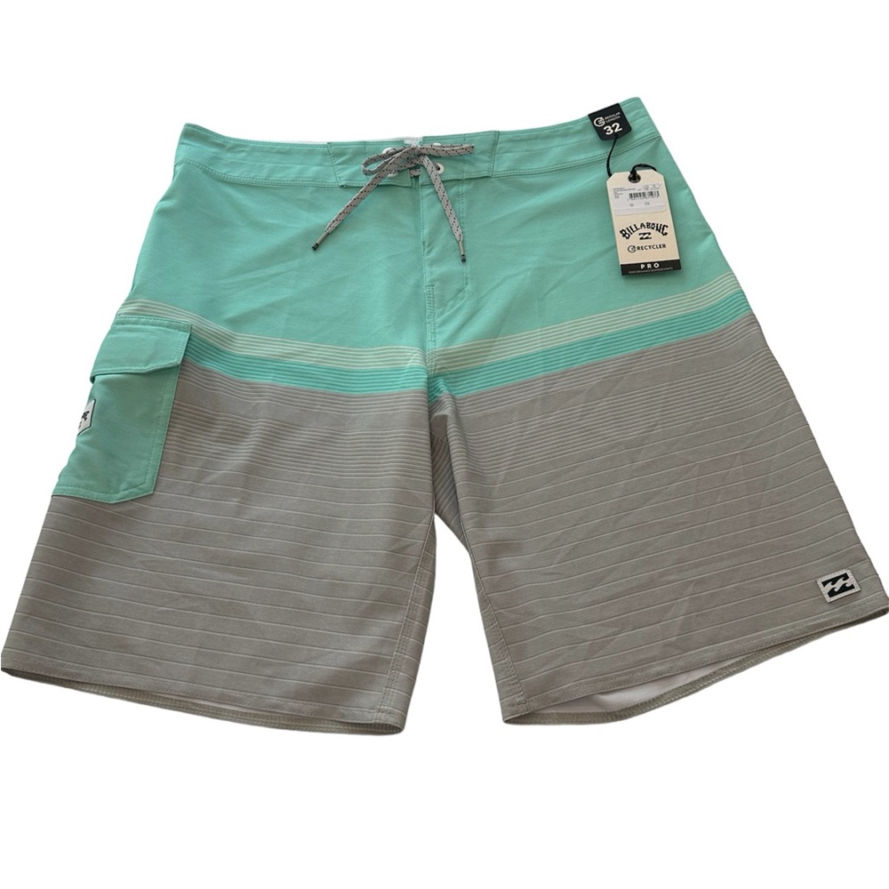 Billabong Board Shorts Swim All Day Heather Stripe Pro 20" NWT Men’s Size 32